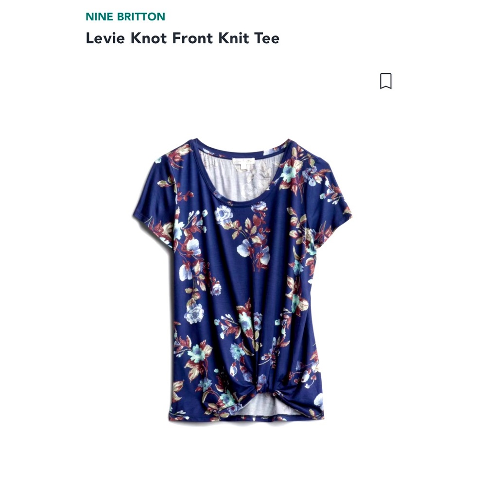 Lot of 2 nine britton front tie tops from Stitch Fix